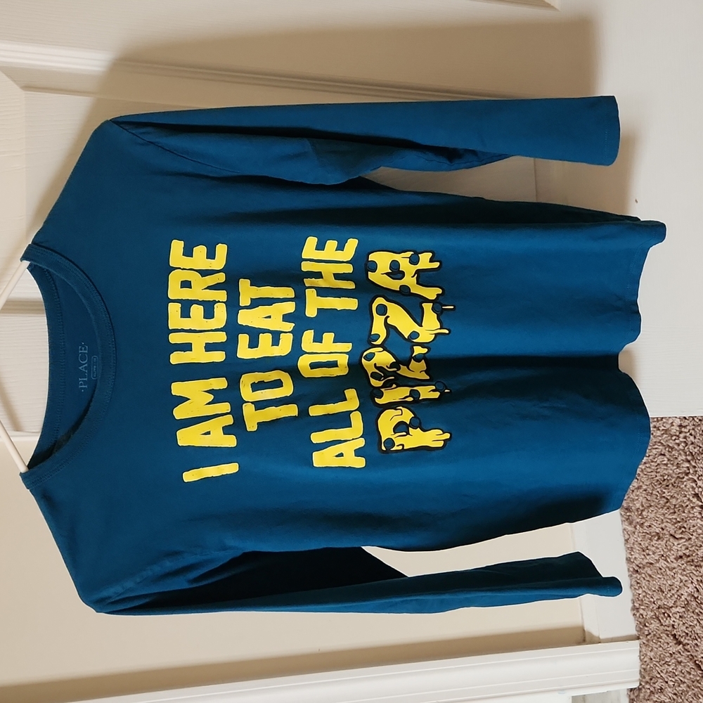 Children's Place Graphic Tee blue yellow Size XL